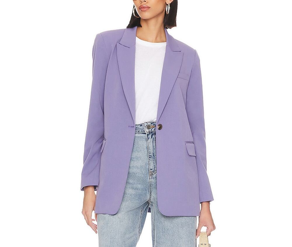 1. State Tailored Lilac Single Button Blazer Size 0